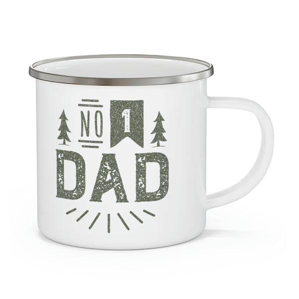 Number 1 Dad Camping Mug