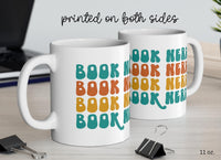 Book Nerd Retro Coffee Mug
