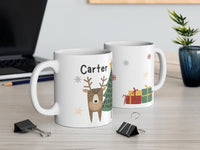Reindeer and Tree Christmas Kid's Mug