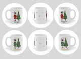 Christmas Kid's Personalized Deer and Tree Custom mug