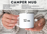 Kids hot cocoa mugs Snowman Jordan Camper Mug