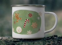 Christmas Milk and Cookies Kid's hot cocoa camper mug