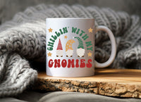 Chillin with my Gnomies Christmas mug