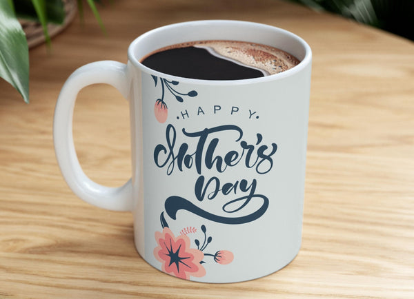 Mother's Day Navy & Pink Photo mug