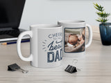 Cheers to the Best Dad Photo mug