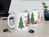 Prancing Deer Forest Kid's 11 oz. Custom Christmas Mug