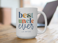 Best Uncle Ever Script Mug to Announce Pregnancy Mug