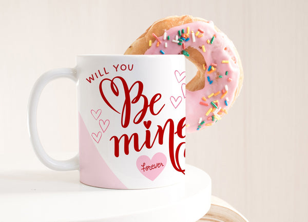 Will You Be Mine Valentines Day mug