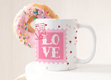 Sending You Love Valentines Day mug
