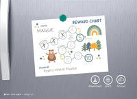 BoHo Forest Reward Chart Printable