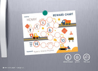 Reward Chart Printable Construction