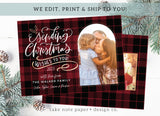 Sending Christmas Wishes Printed Custom Card
