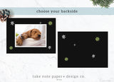 Christmas Duo Banner 5X7 Printed Cards