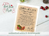 Personalized Letter from Mrs Claus