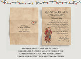 Vintage letter from Santa Template