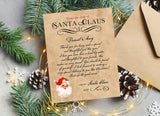 Vintage Santa Letter from Santa Template