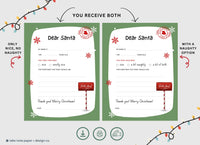 Kids Letter to Santa Printable Santas mailbox
