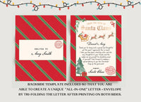 Letter from Santa and his Sleigh