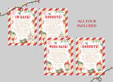 Hello Christmas Elf and Goodbye Christmas Elf Letters Bundle