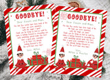 Elf Goodbye Letter Farewell from Your Elf