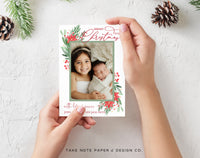 Watercolor Frame Christmas Cards